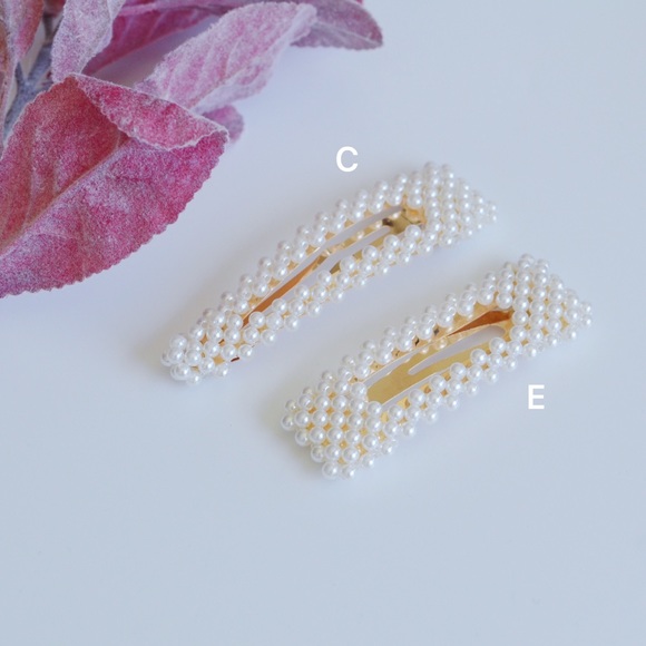 One piece Retro Pearl Hair Pins Clips Barrettes - Picture 4 of 8